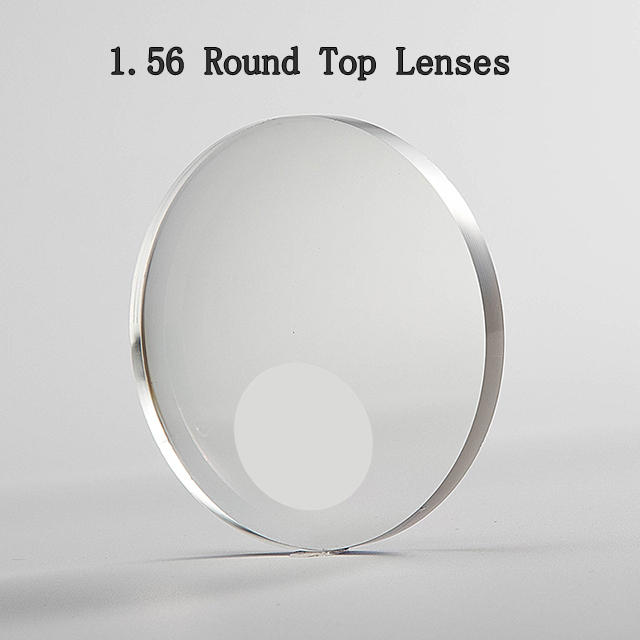 1.56 lentes bifocales redondos superiores